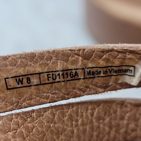 UGG Mattie Women's Shoes Size 8 Brown Woven Le Wedge Platform Sandal - Picture 5 of 8